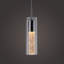 Luminaire suspendu cylindrique à 1 lumière