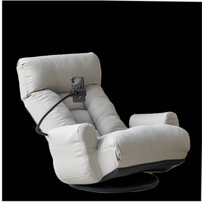 Adjustable head and waist, game chair, lounge chair in the living room, 360 degree rotatable sofa chair,Rotatable seat Leisure Chair deck chair