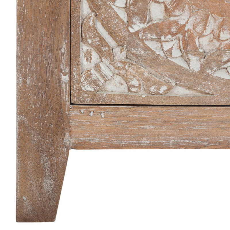 Felten 40cm W Solid Wood Bedside Table