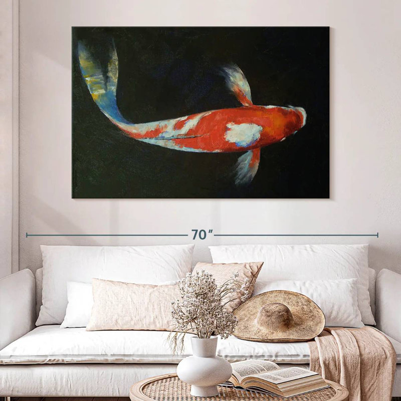 Brampt Koi, 34" H x 51" W