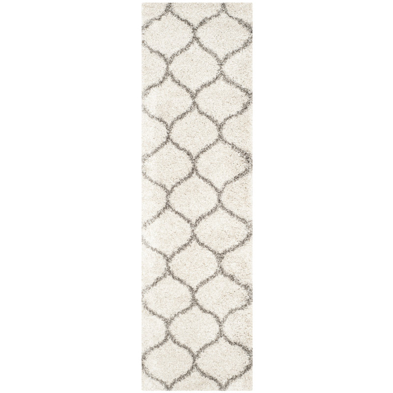 Darrol Shag Performance Geometric Rug, Runner 2'3" x 16'