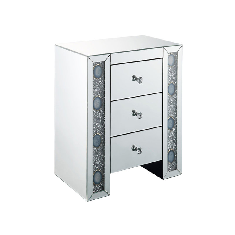 Table de chevet 3 tiroirs Mayview