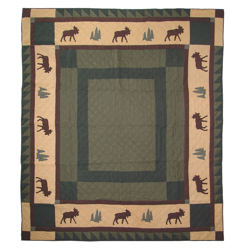Cedar Trail Rustic Cotton Geometric Shapes Duvet Cover, Queen Duvet Cover