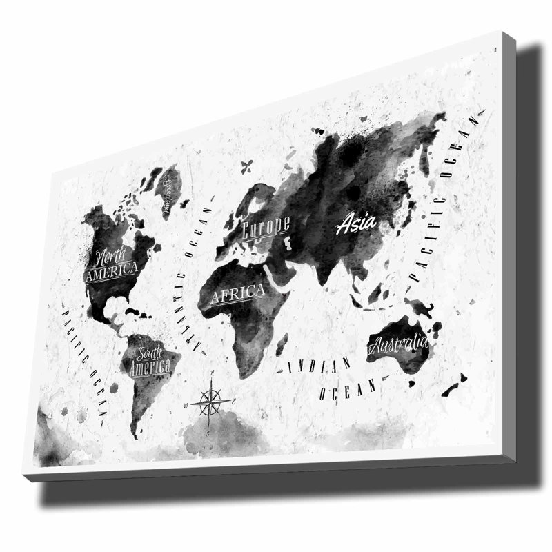 Elegant Decorative Canvas Painting, 27.6 x 39.4 inches | 100% Canvas (Thickness: 0.1 inches) & 100% Pine Wood Frame (Thickness: 0.9 inches) | Modern White, Grey & Black Design, Perfect for Home Décor & Art Lovers