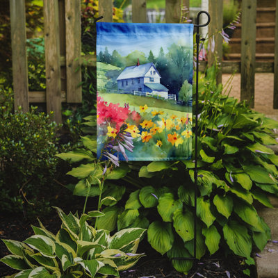 Double Sided 15.5 in. H x 11.25 in. W Polyester Garden flag