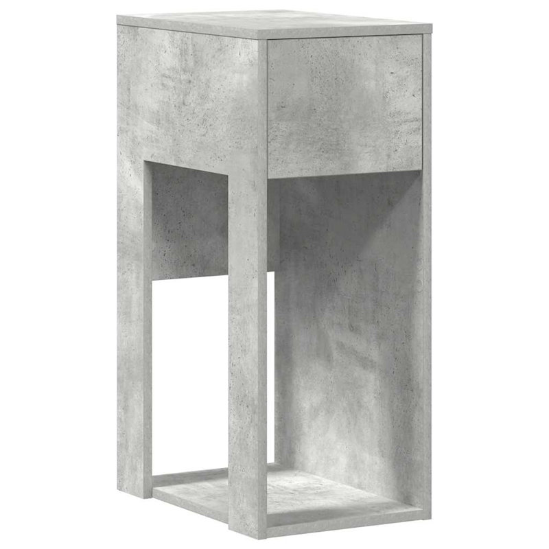 74cm H Computer Cabinet, Concrete grey