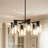 27Inch 6 - Light Geometric Chandelier-1805977927