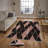 Stylish Woven Carpet (4 x 6 ft), 100% Polyester, 0.4 in Pile Height | Antibacterial, Non-Slip Underside | Machine Washable, 3D Digital Printing | Perfect for Living Room, Bedroom, and Home Decor-71306947