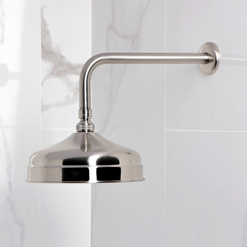 Kingston Brass Manhattan Single-Handle Pressure Balanced Tub and Shower Faucet, Brushed Nickel