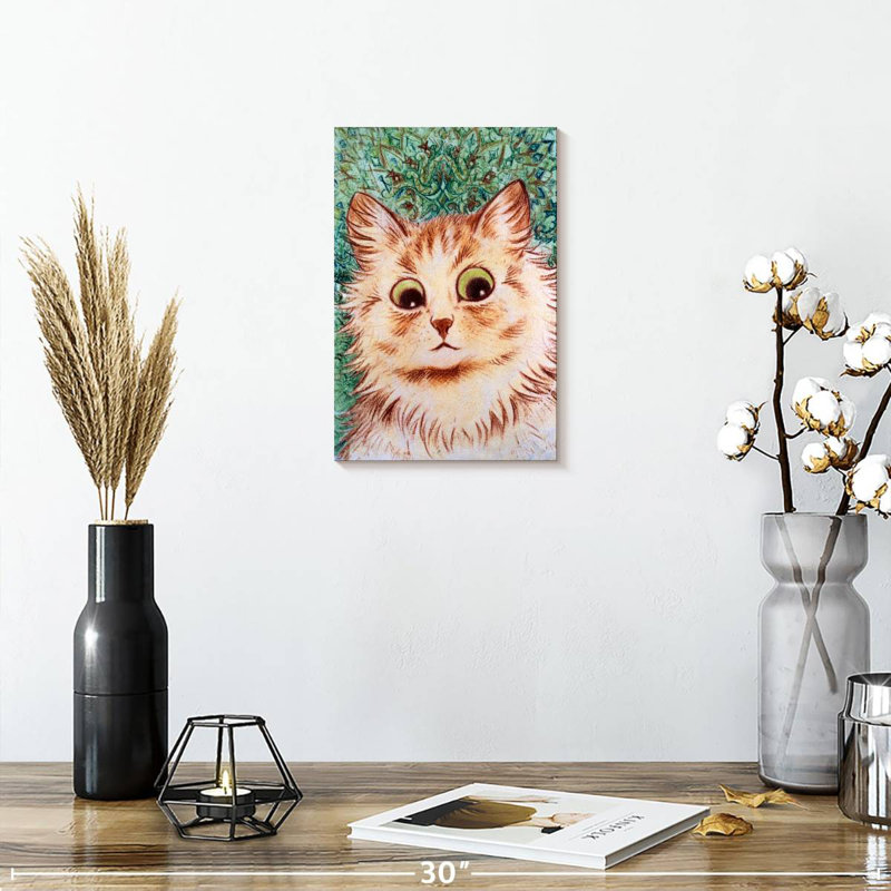 Brampt Kaleidoscope Cats II, 12" H x 8" W