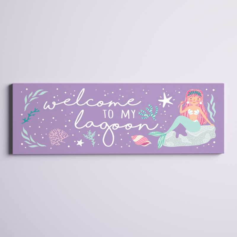 Art sur toile Maldanado Mermaid Lagoon, H 20 po x l 60 po x P 1,25 po