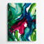 Aquarelle abstraite, art mural en métal brun 54-1289659409
