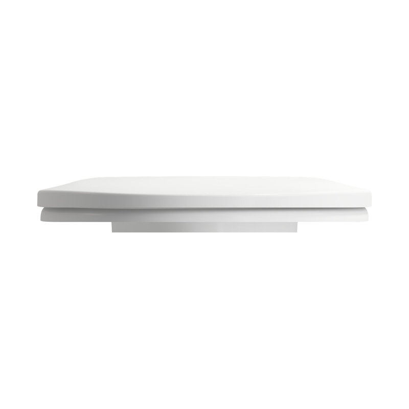 Milano Elongated Toilet Seat and Lid, Matte White