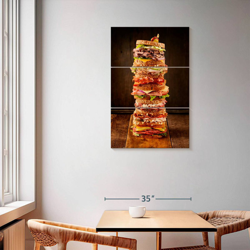 Yarlin Sandwich Stack, 57" H x 36" W