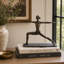 Sculpture en laiton Polystone Yoga