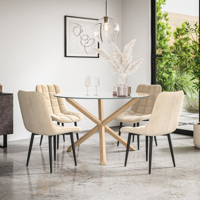 Darcus 4 - Person Dining Set