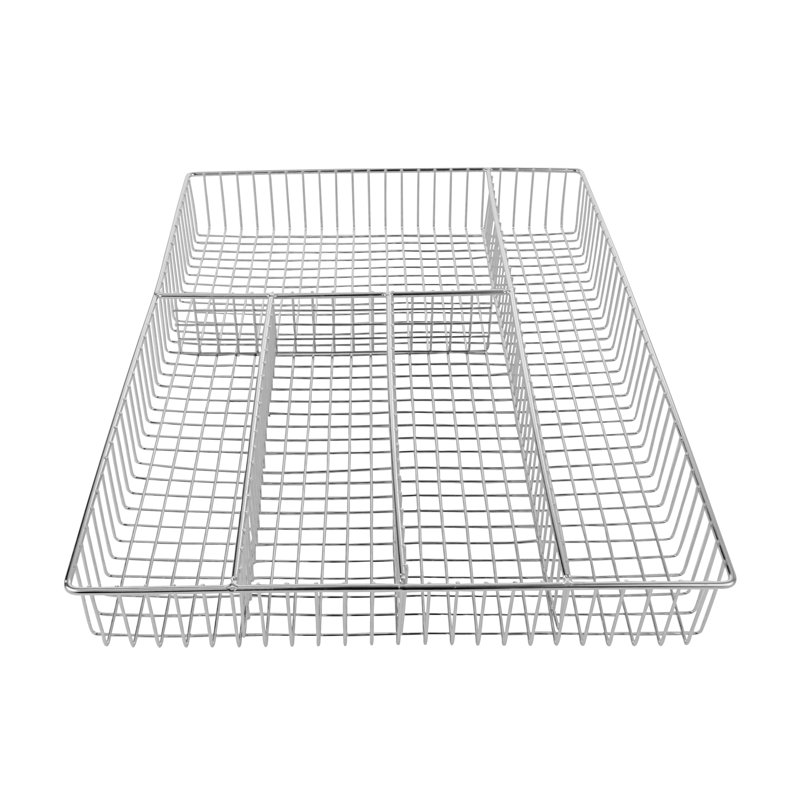 Rangement de tiroir H 2 po x l 11,25 po x P 16 po Albie, Chrome
