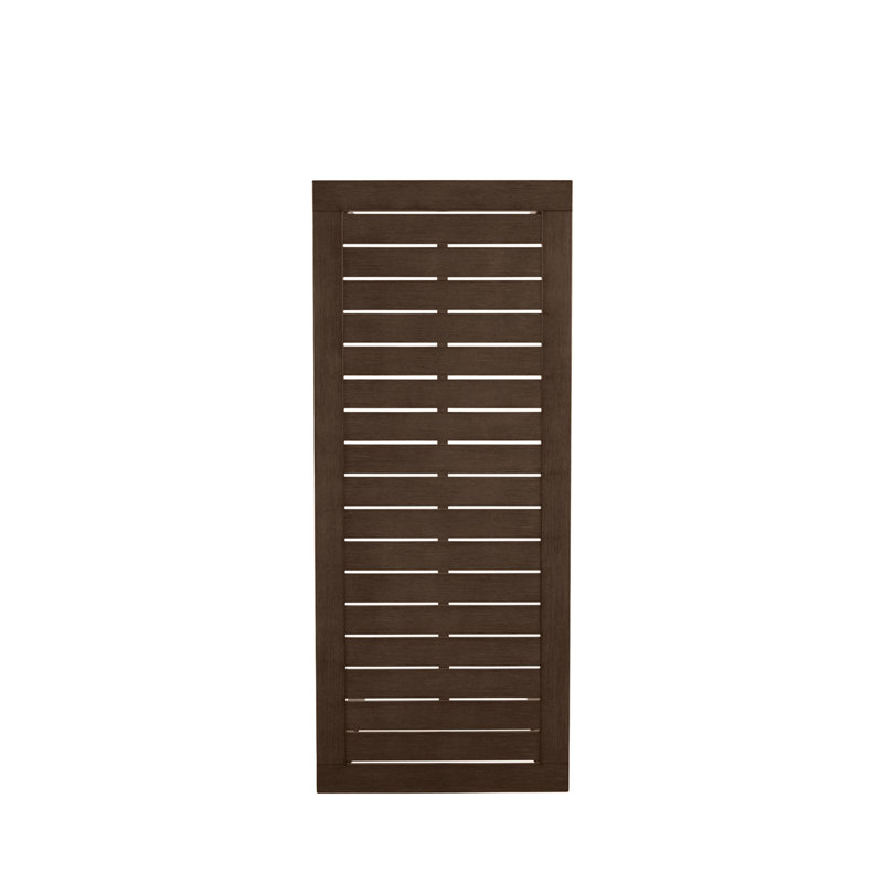 Club Aluminum Outdoor Bar Table, Oak
