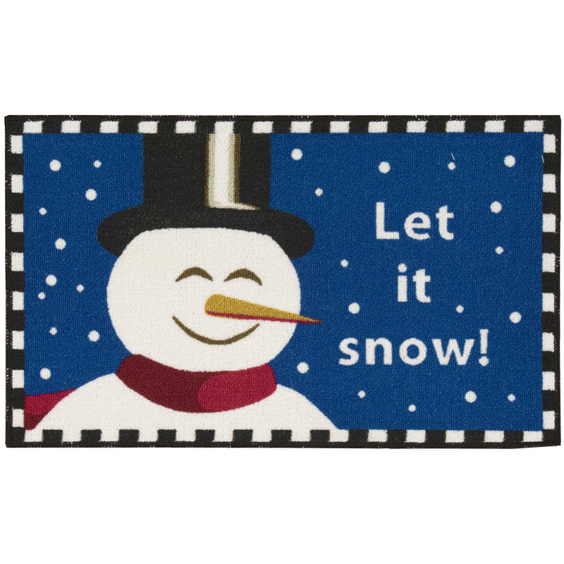 Tapis « let it snow blue area »