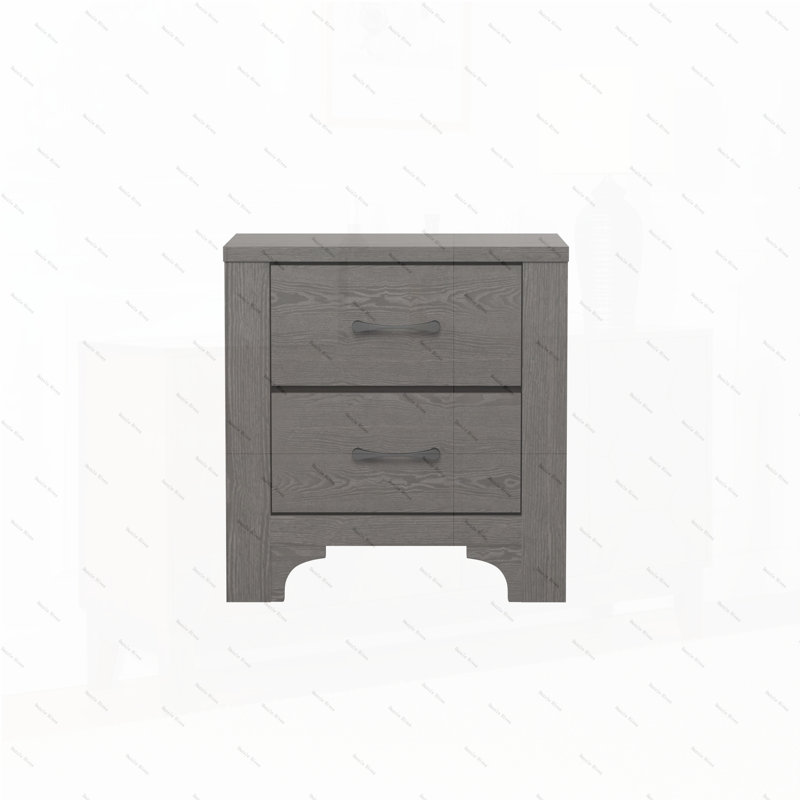 Table de chevet 2 tiroirs Junipe Brown