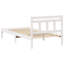  With Headboard Brown 140 X 190 Cm Solid Pine Wood-1281989950-1281989906