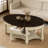 Round Coffee Table with Storage-1874384703