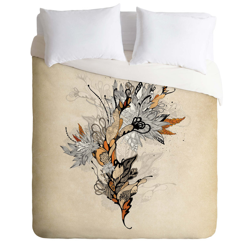 Ensemble de housse de couette à motif floral, Housse de couette pour très grand lit et 2 très 