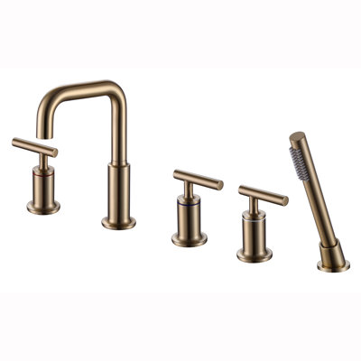 Brass Bathtub Faucet with Modern Design