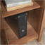 Bureau d'ordinateur, finition brune
