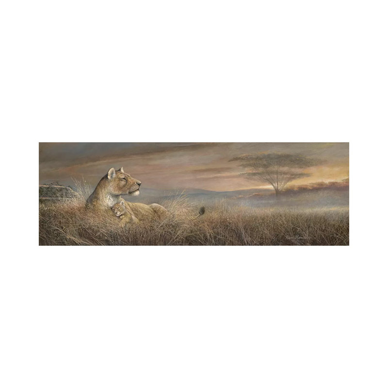 «Forever Safe» par Ruane Manning - reproduction d'art panoramique, H 20 po x l 60 po x P 1,5 po, Toile tendue
