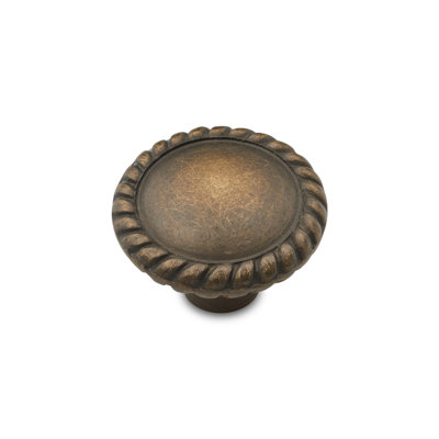 1 1/4" Mushroom Knob with Roped Edge CK Series