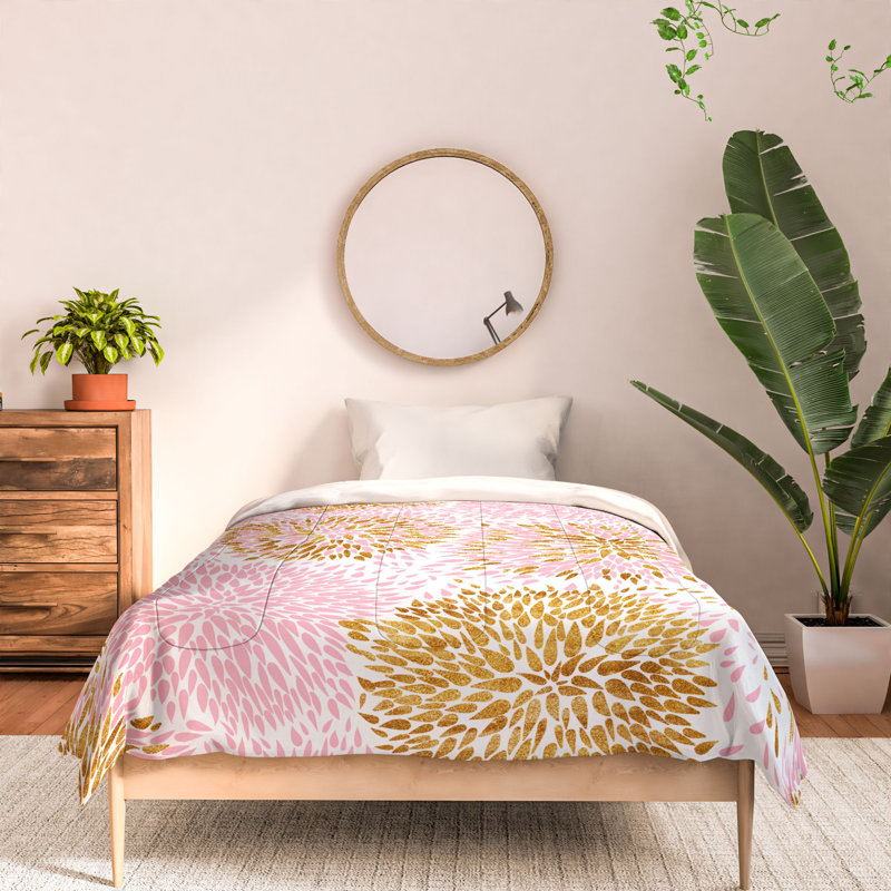 Ensemble d'édredon en coton Marta Barragan, Édredon simple extra long + 1 taie décorative st
