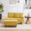 Chaise longue et tabouret rembourrés Mashawna-1772130836