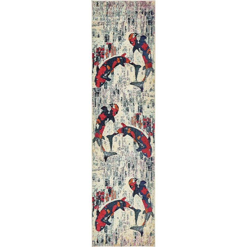 Grigsby Abstract Indoor Rug, Runner 2'2" x 6'7"
