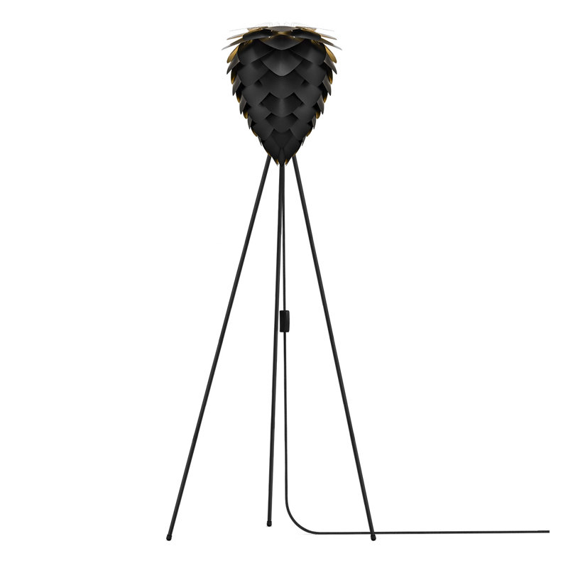 57'' Tripod Floor Lamp, White, White