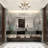 36X24inch Silver Bathroom Mirror With Brushed Gloss - Rectangular, Hd Reflection, Beveled Edge, , Easy To Hang Rectangular For Glossy Brushed, Image, No , Automatic Drainage, Simple Setup
