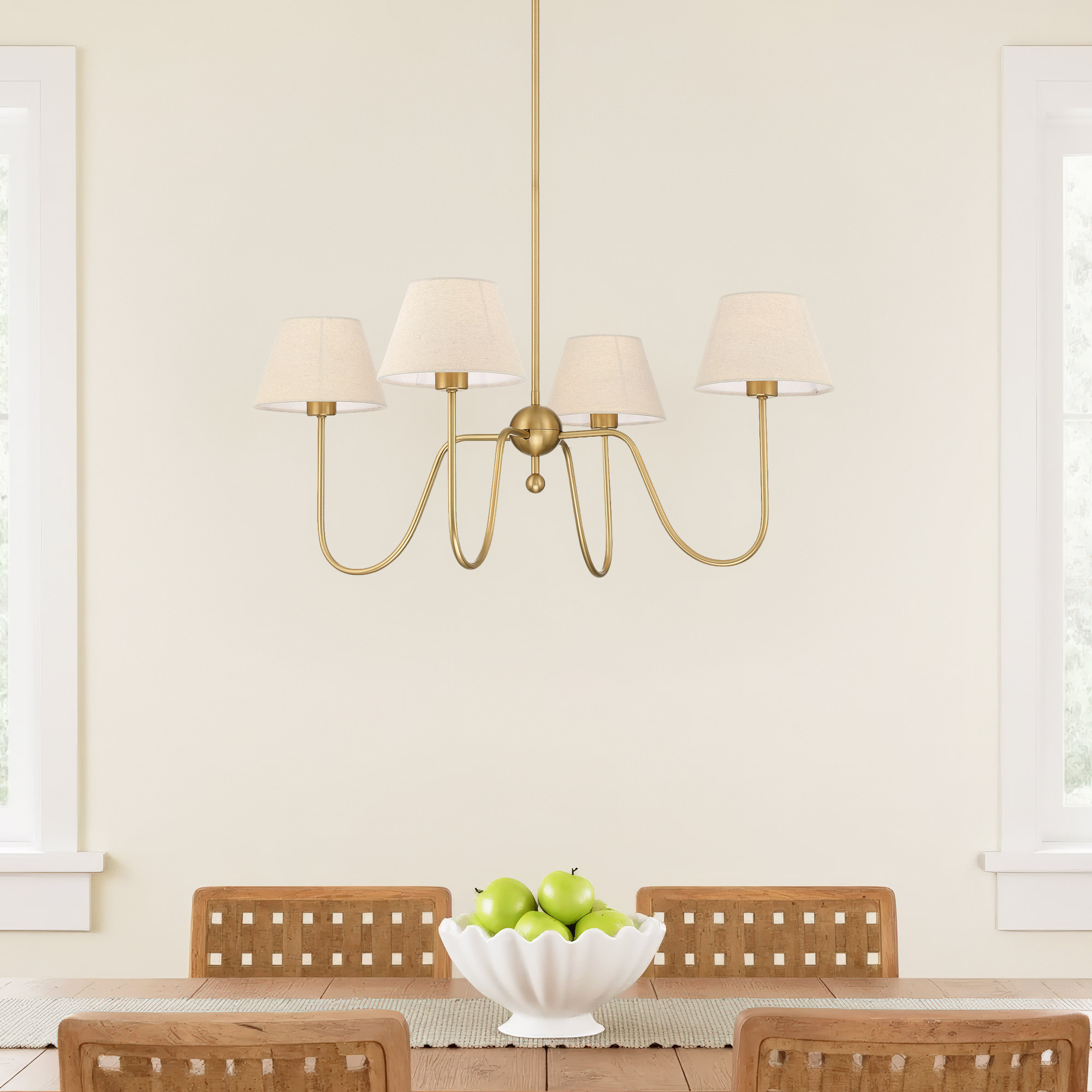 Beacon 4 - Light Dimmable Traditional Chandelier