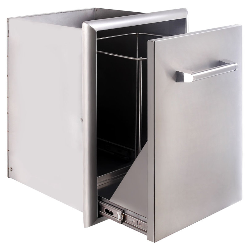 EdgeStar Outdoor Party 15.75'' W x 16.75'' D Metal Side Drawer