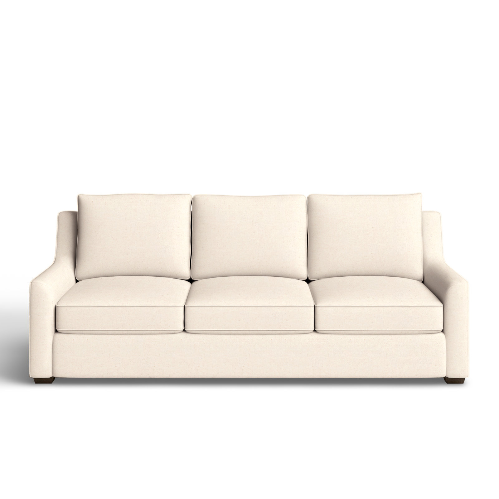 Gemi 80'' Upholstered Sofa, Bayou Natural Canvas