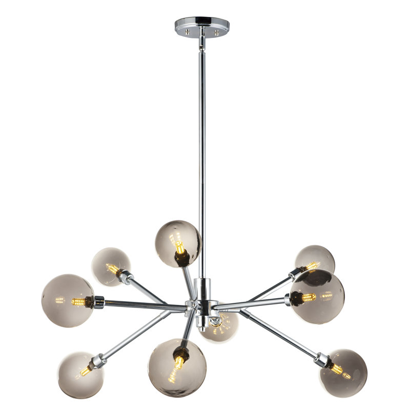 Lustre sphérique Spoutnik à 9 lumières Rountree