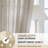 Toyoko Linen Blend Semi-Sheer Back Tab Curtains-1071538304-1019449174