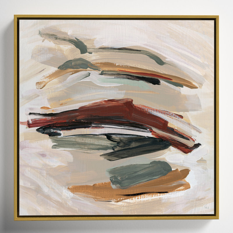 Spring Shadows by Susan Jill, 25.5" H x 25.5" W, Gold 