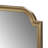 Versatile Gold-Framed Scalloped Wall Mirror For Stylish Spaces