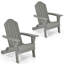 Chaise Adirondack pliante en plastique Delane-84369854