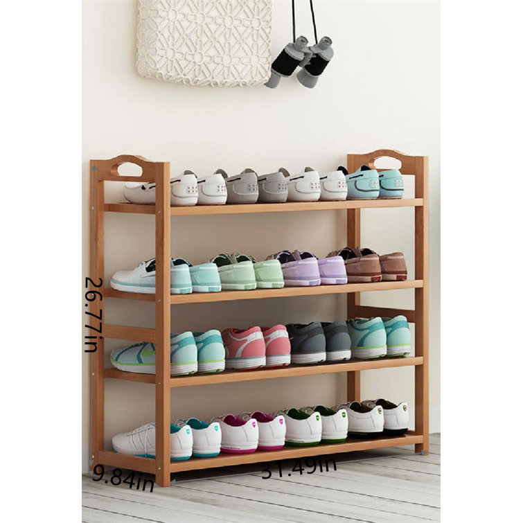 Rebrilliant 16 Pair Shoe Rack - Wayfair Canada