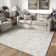 Tapis beige élégant et lavable à la machine