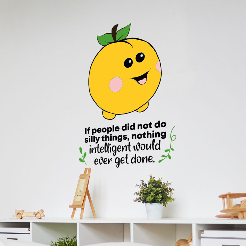 Text & Numbers Wall Decal, 40" H x 20" W x 0.05" D