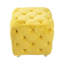 Fauteuil de maquillage en velours jaune-1005937209
