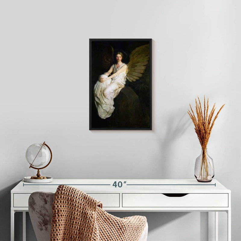 Stevenson Memorial 1903, 13 po x 19 po, Cadre flottant noir