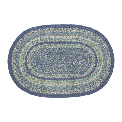 Andreja No Pattern Oval Placemat